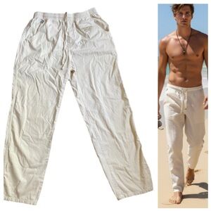 Crazy Shirts Pants Men's Coconut Dyed 100% Cotton Casual Lounge Drawstring L